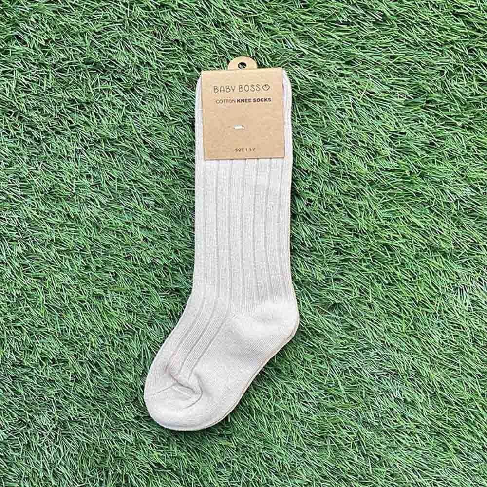 Baby Boss - Knee Socks - Beige