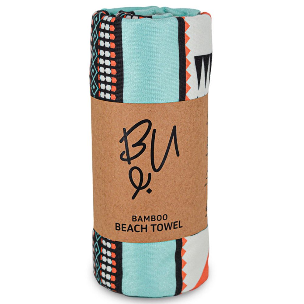 Bu Towel - Sadu Beach Towel - Turquoise - Large