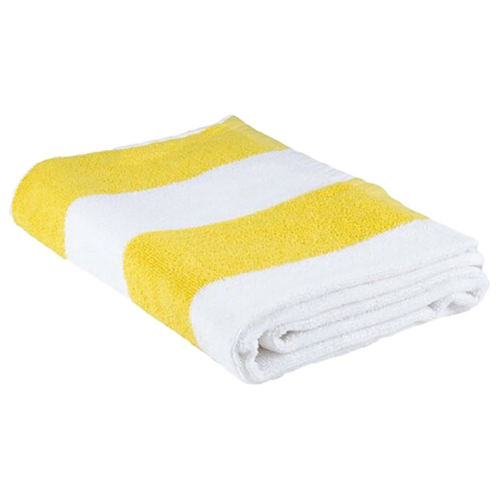 Byft - Petunia Pool Towel - Yellow/White - 90 x 180 cm