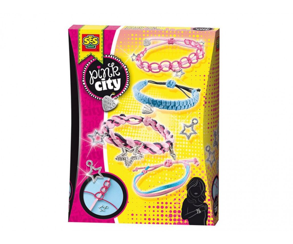 SES Creative - Pink City Knotting Bracelets