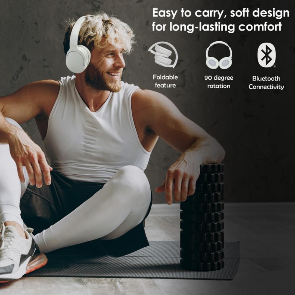 Moodix - Bluetooth On-Ear Headphones - White