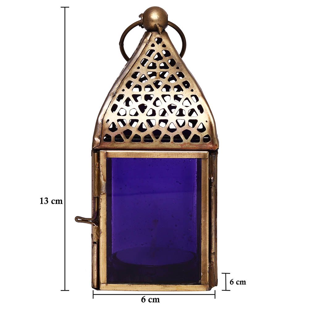 HilalFul - Authentic Handmade Lantern - S - Purple