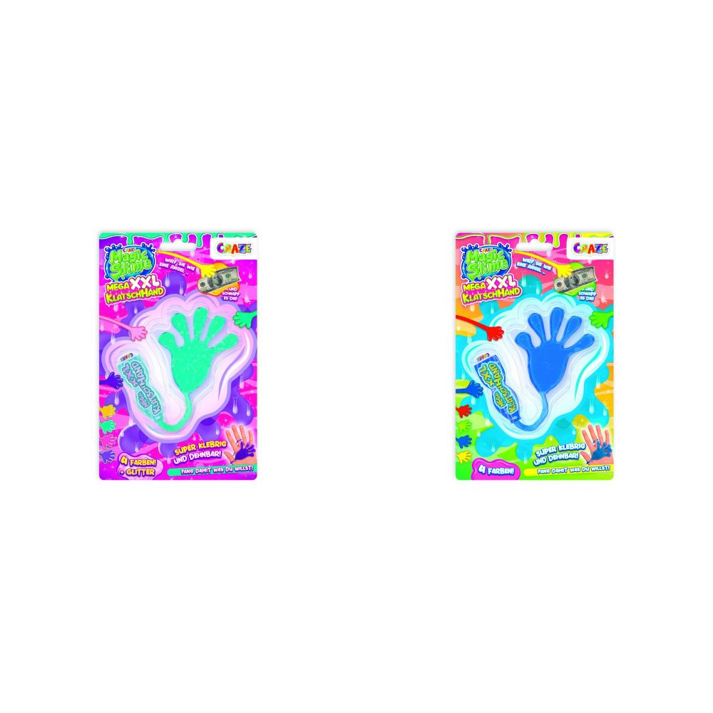 Craze - Magic Slime Mega XXL - Klatschhand/Sticky Hand - Color May Vary