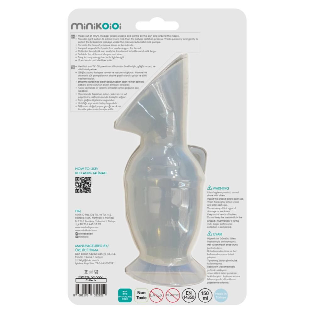 Minikoioi - Collects Silicone Manual Breast Pump