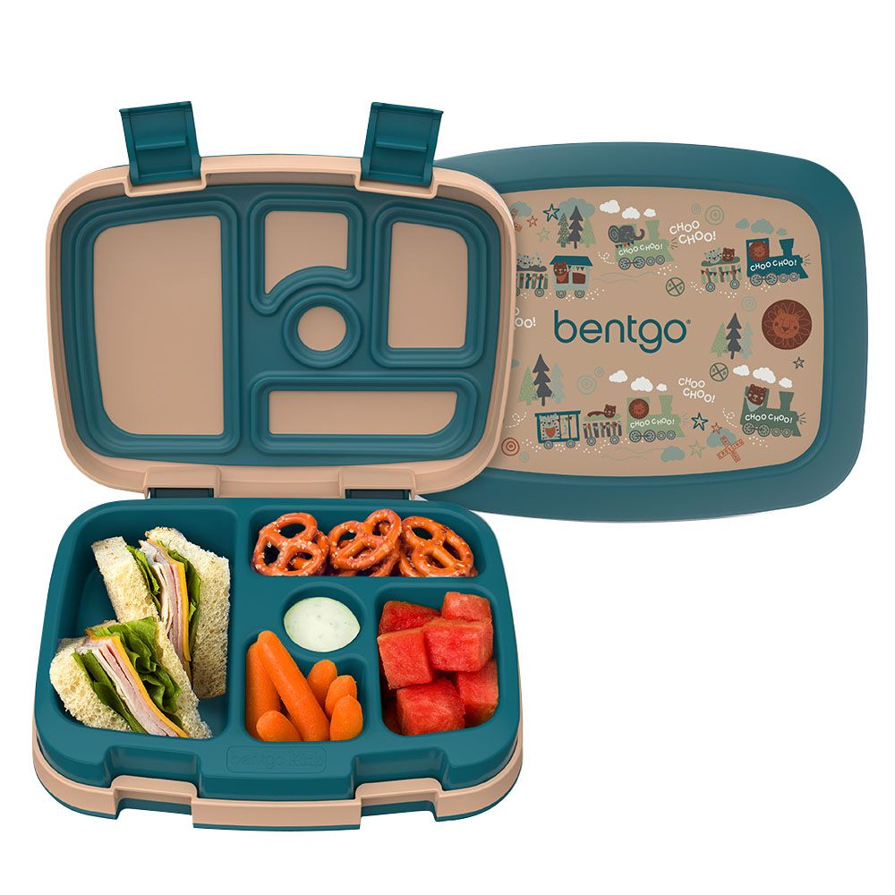 Bentgo - Kids Prints 5 Compartment Lunchbox - Trains