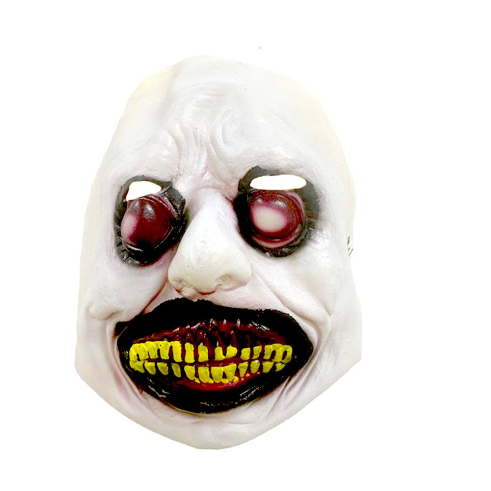 Brain Giggles - Halloween Creepy Scary Mask - White