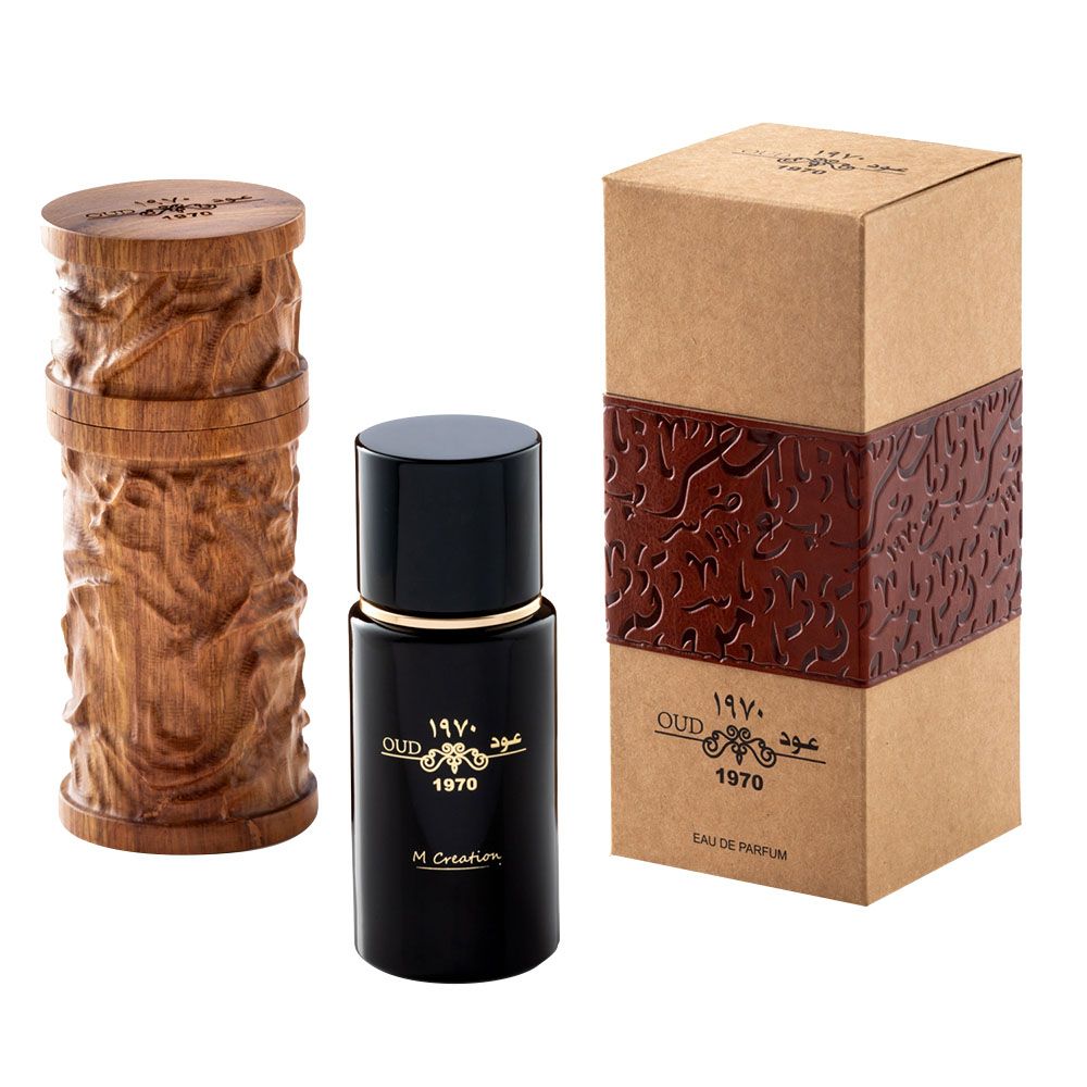 HilalFul - 1970 Oud Eau De Parfum With Wooden Gift Box - 50 ml