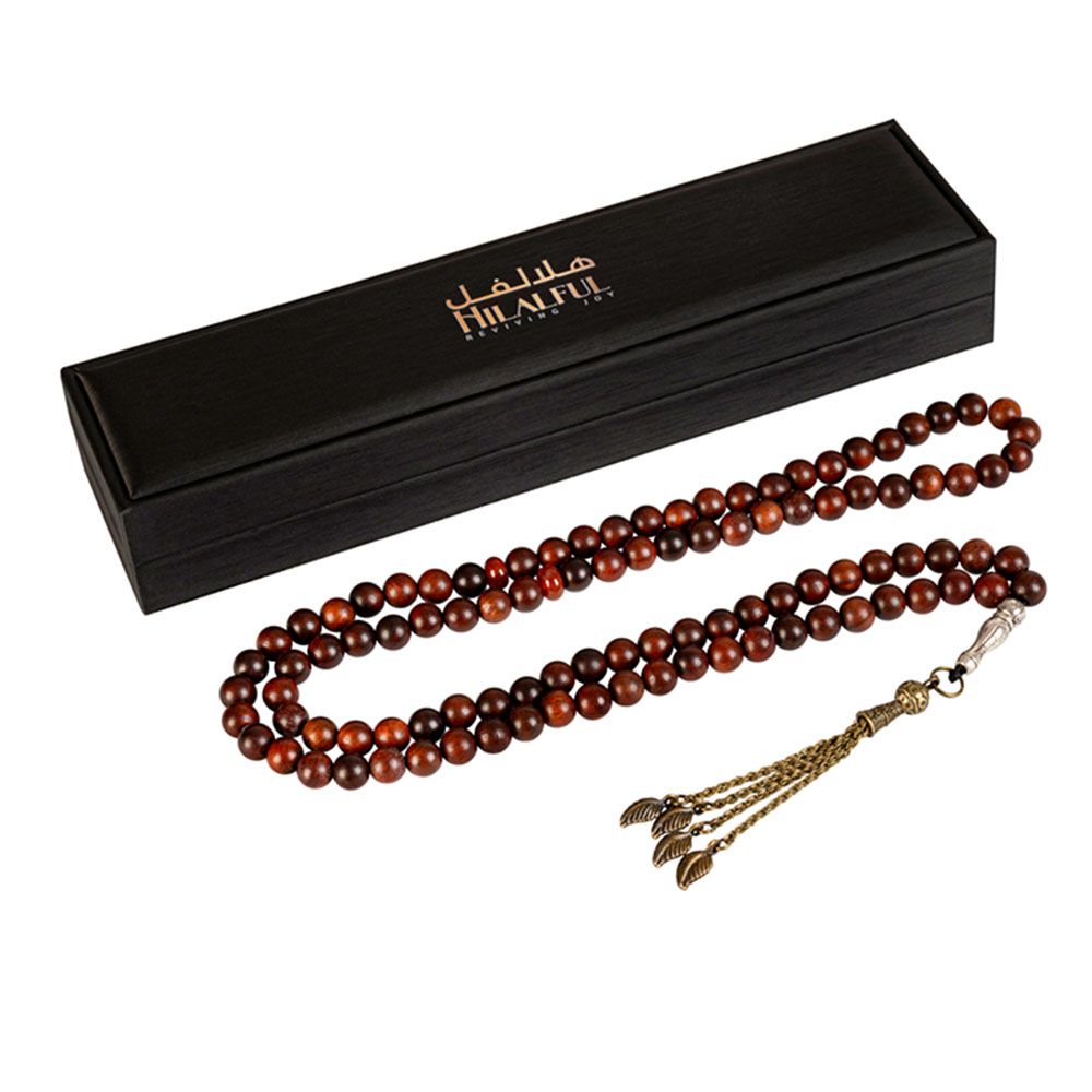 HilalFul - Islamic Prayer Beads - Rose Wood