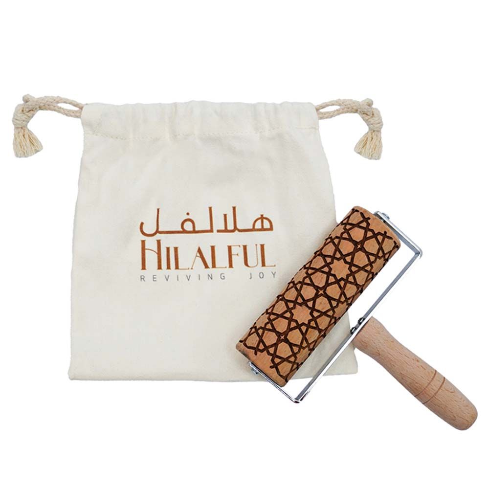 HilalFul - Islamic Art Pattern Rolling Pin