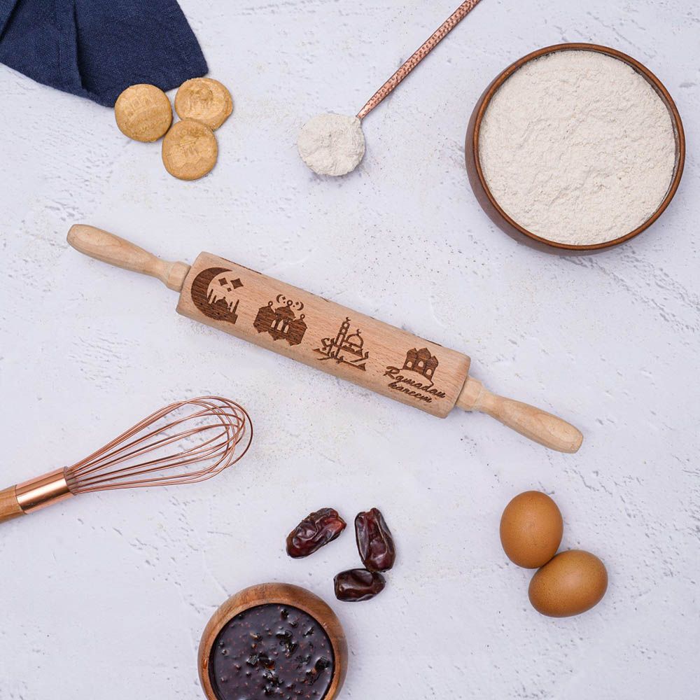 HilalFul - Ramadan Rolling Pin - Brown