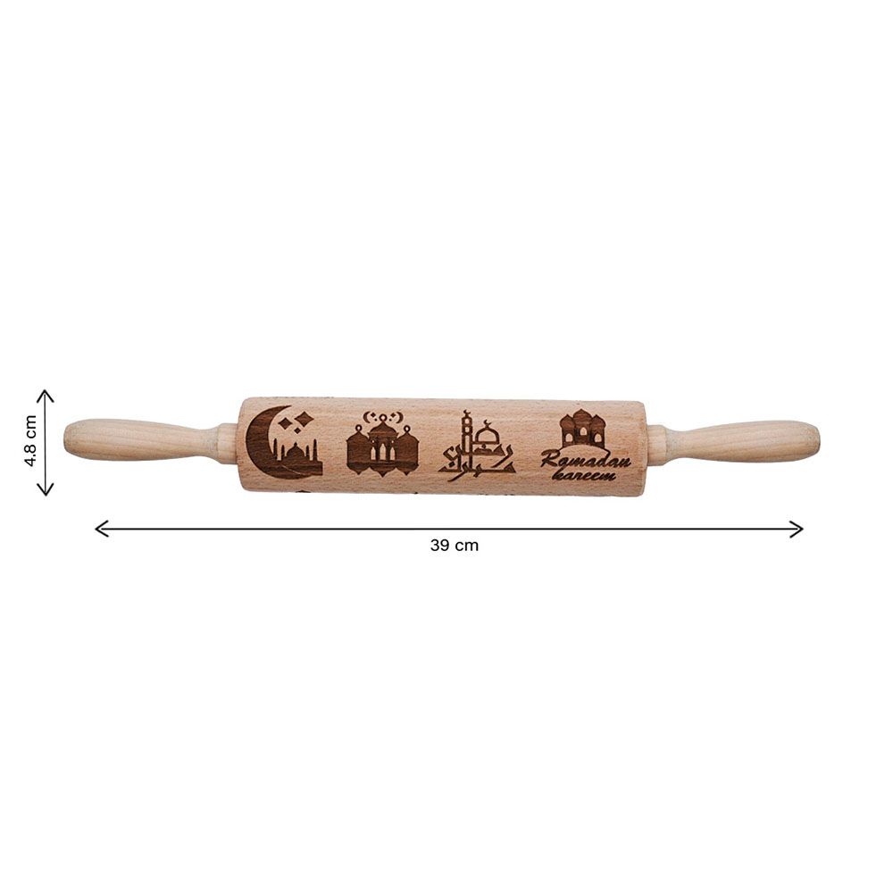 HilalFul - Ramadan Rolling Pin - Brown