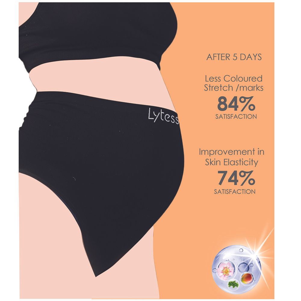 Lytess - Anti-Stretch Mark High Waist Maternity Brief - Black