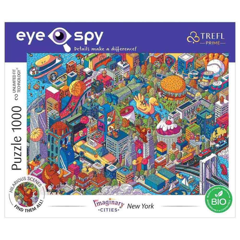 Trefl Puzzle - UFT Eye-Spy New York & USA Puzzle - 1000pcs