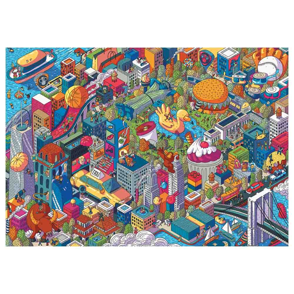 Trefl Puzzle - UFT Eye-Spy New York & USA Puzzle - 1000pcs