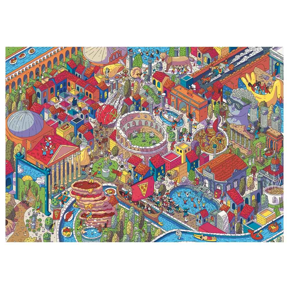 Trefl Puzzle - UFT Eye-Spy Rome & Italy Puzzle - 1000pcs