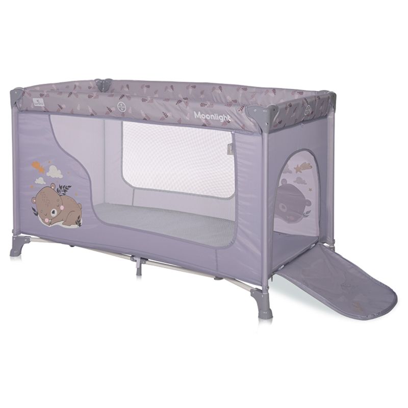 Lorelli - Moonlight 1 Level Baby Cot - Grey Dream