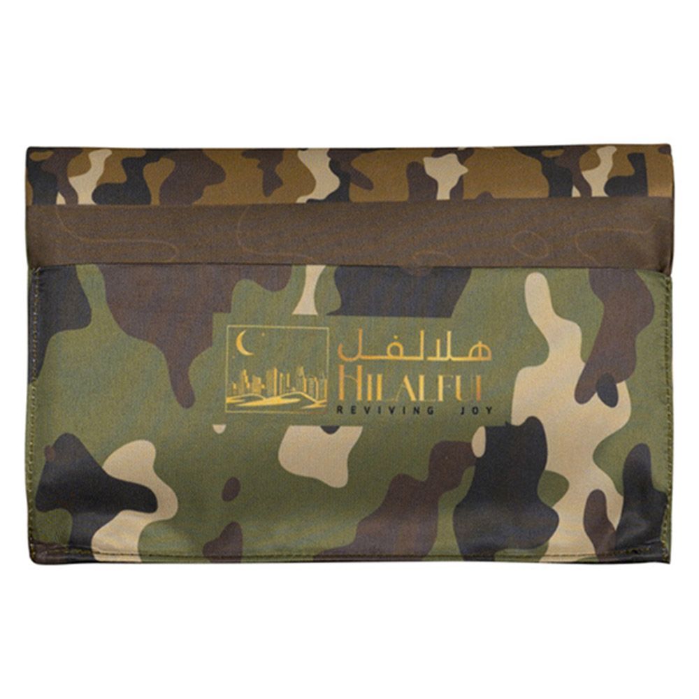 HilalFul - Salah On The Go Prayer Mat - Camo Kaaba