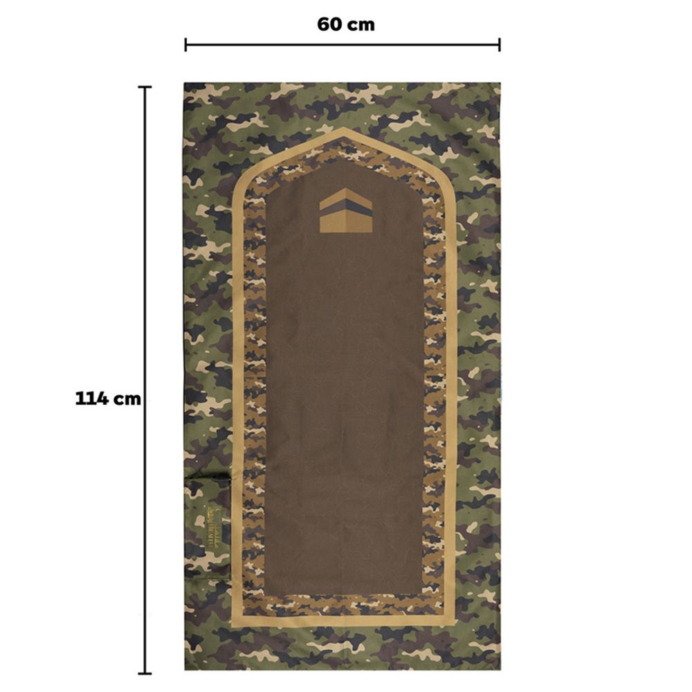 HilalFul - Salah On The Go Prayer Mat - Camo Kaaba