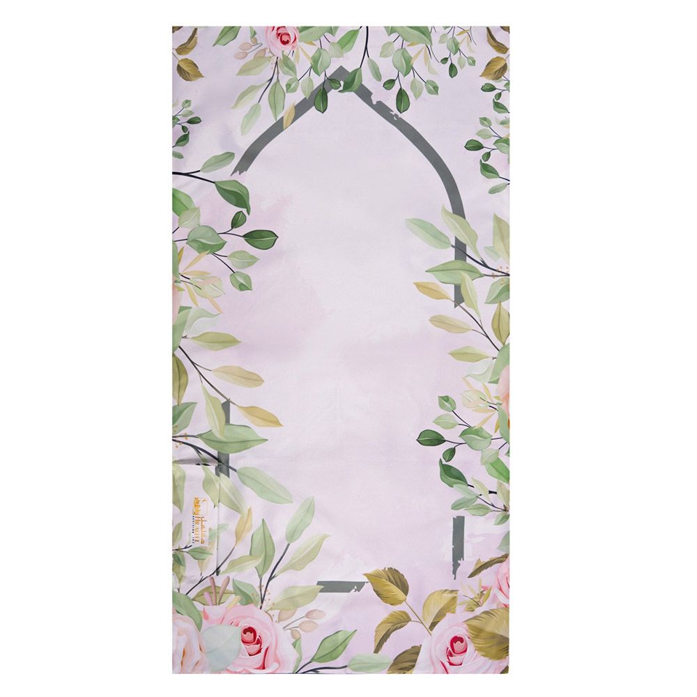 HilalFul - Salah On The Go Kids Prayer Mat - Romantic Garden