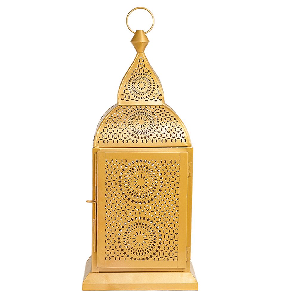 HilalFul - Authentic Handmade Chakra Lantern - Gold - M