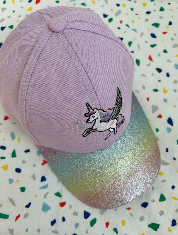 The Girl Cap - Durable Cotton Kids Cap - Unicorn - Purple