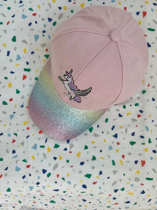 The Girl Cap - Durable Cotton Kids Cap - Unicorn - Pink