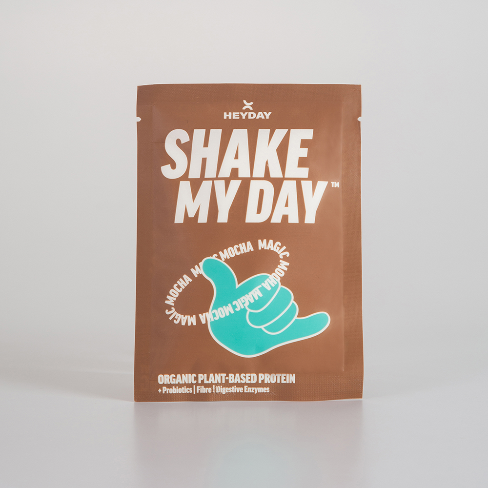 Heyday - Shake My Day Organic Protein Mocha Powder - Box Of 12