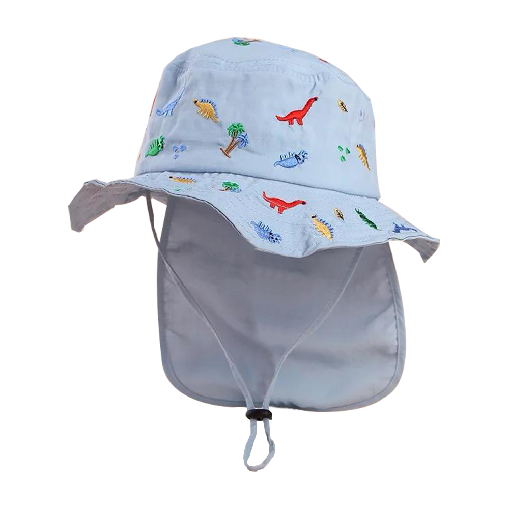 Wonder Kids - Kids Neck Cover Hat - Blue