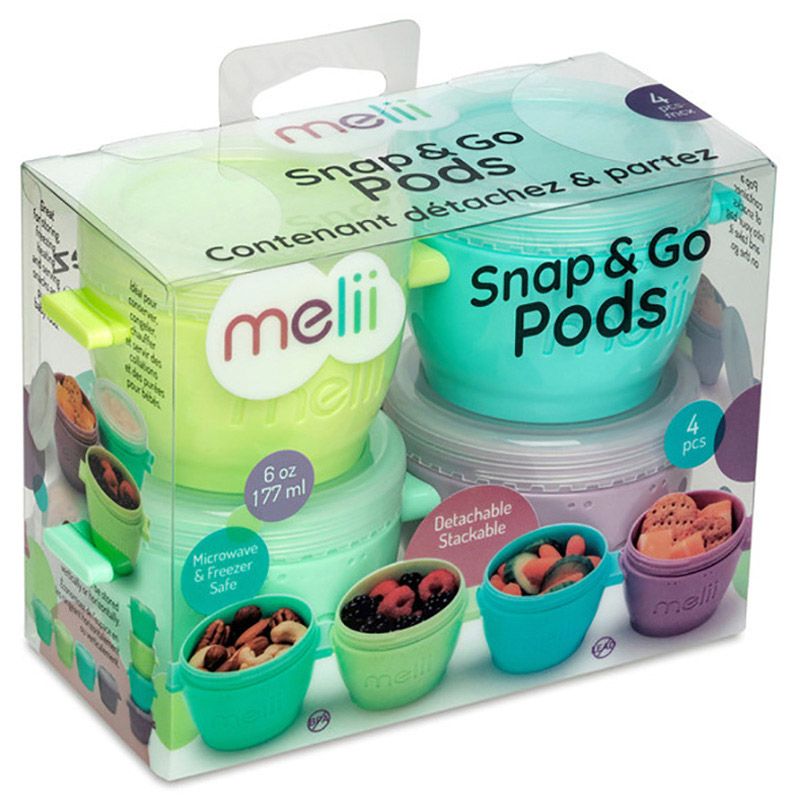 Melii - Snap & Go Pods - 6Oz - 4pcs