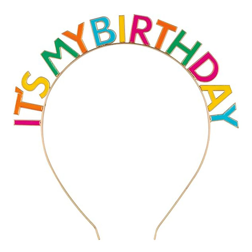 Unique - Enamel It's My Birthday Headband