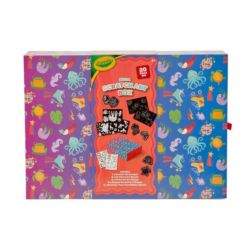 Crayola - Scratch And Color Bumper Box