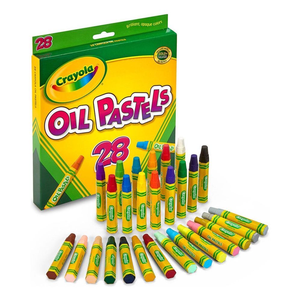 Crayola - Oil Pastels Colour Sticks - 28pcs