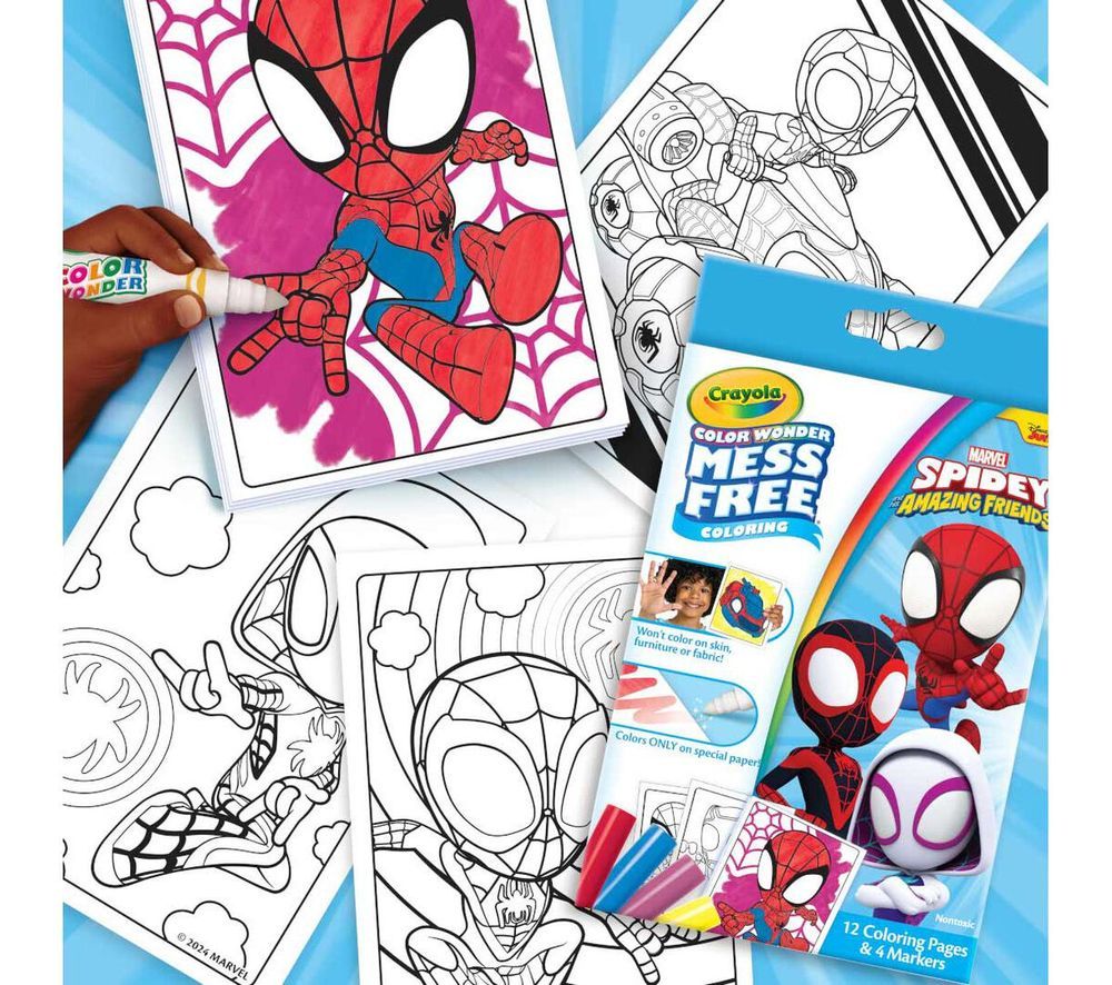 Crayola - Color Wonder Mini Box Set - Spidey And His Amazing Friends