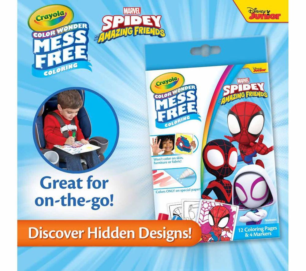 Crayola - Color Wonder Mini Box Set - Spidey And His Amazing Friends