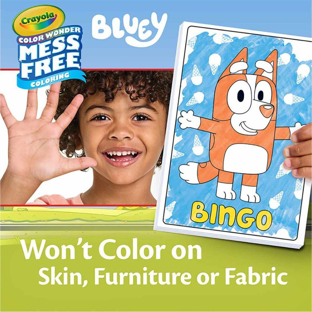 Crayola - Color Wonder Mess-Free Coloring Mini Box Set - Bluey