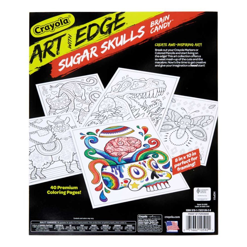 Crayola - Art With Edge Sugar Skulls Coloring Book Volume 3