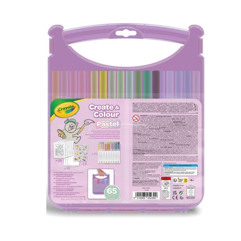 Crayola - Create And Colour Pastel Art Case