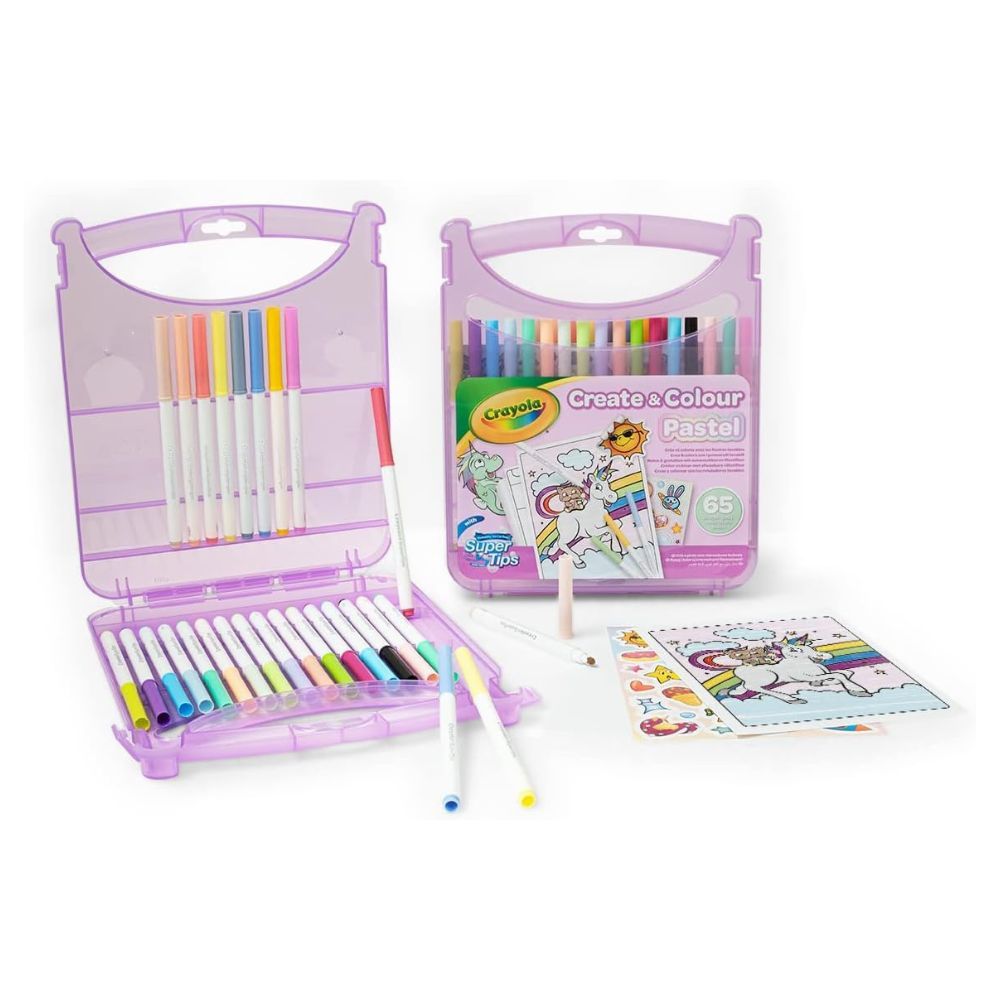 Crayola - Create And Colour Pastel Art Case