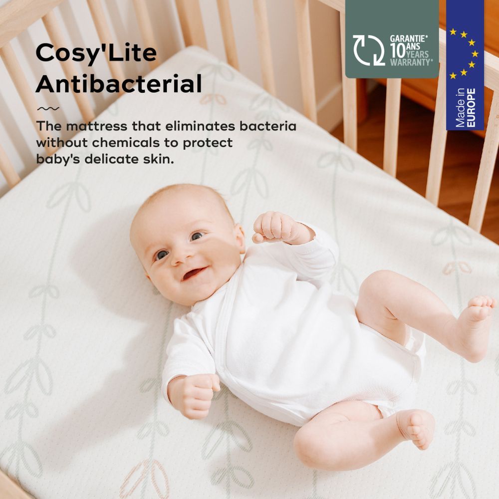 Babymoov - Cosy'Lite Antibacterial Mattress - White - 70x140 cm