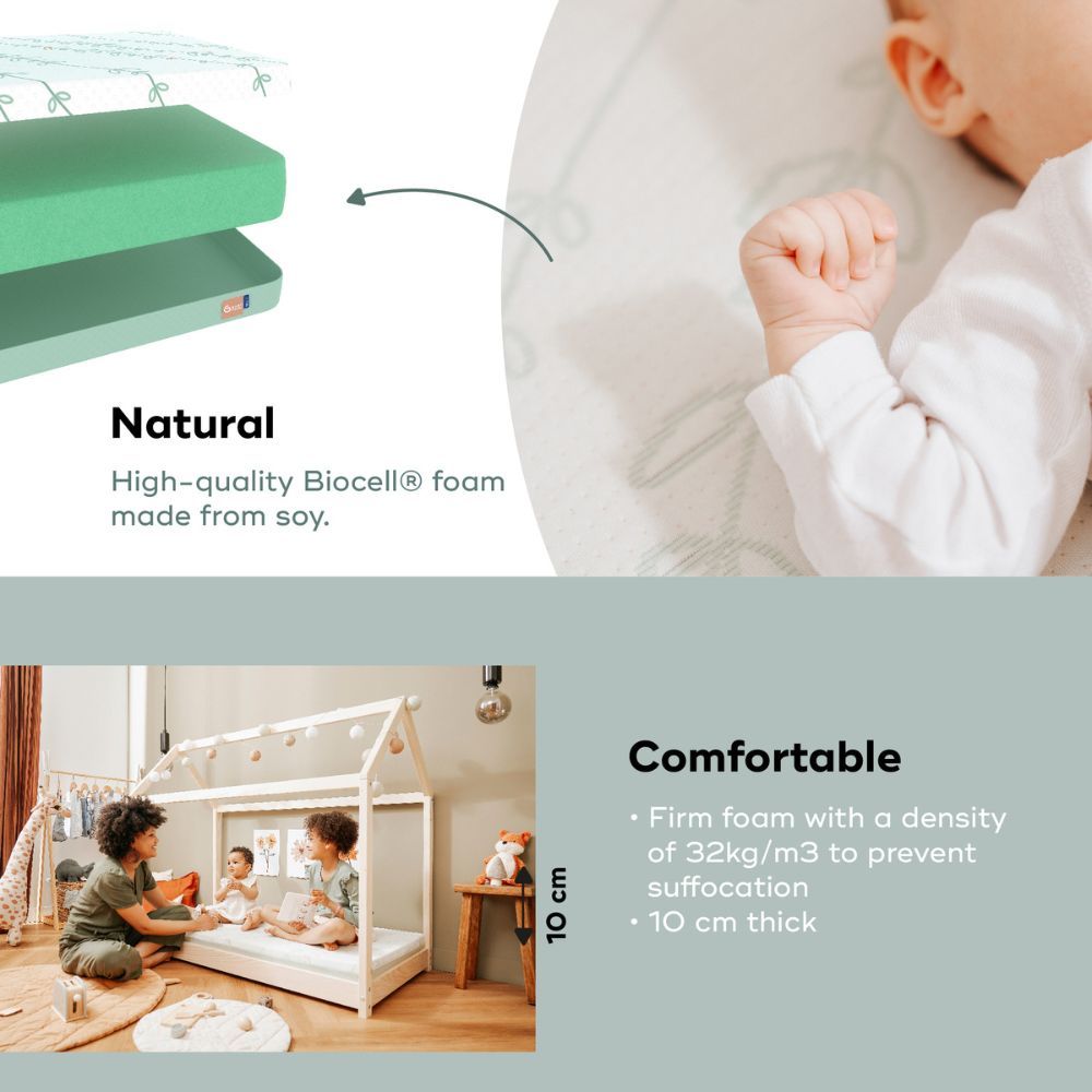 Babymoov - Cosy'Lite Antibacterial Mattress - White - 70x140 cm