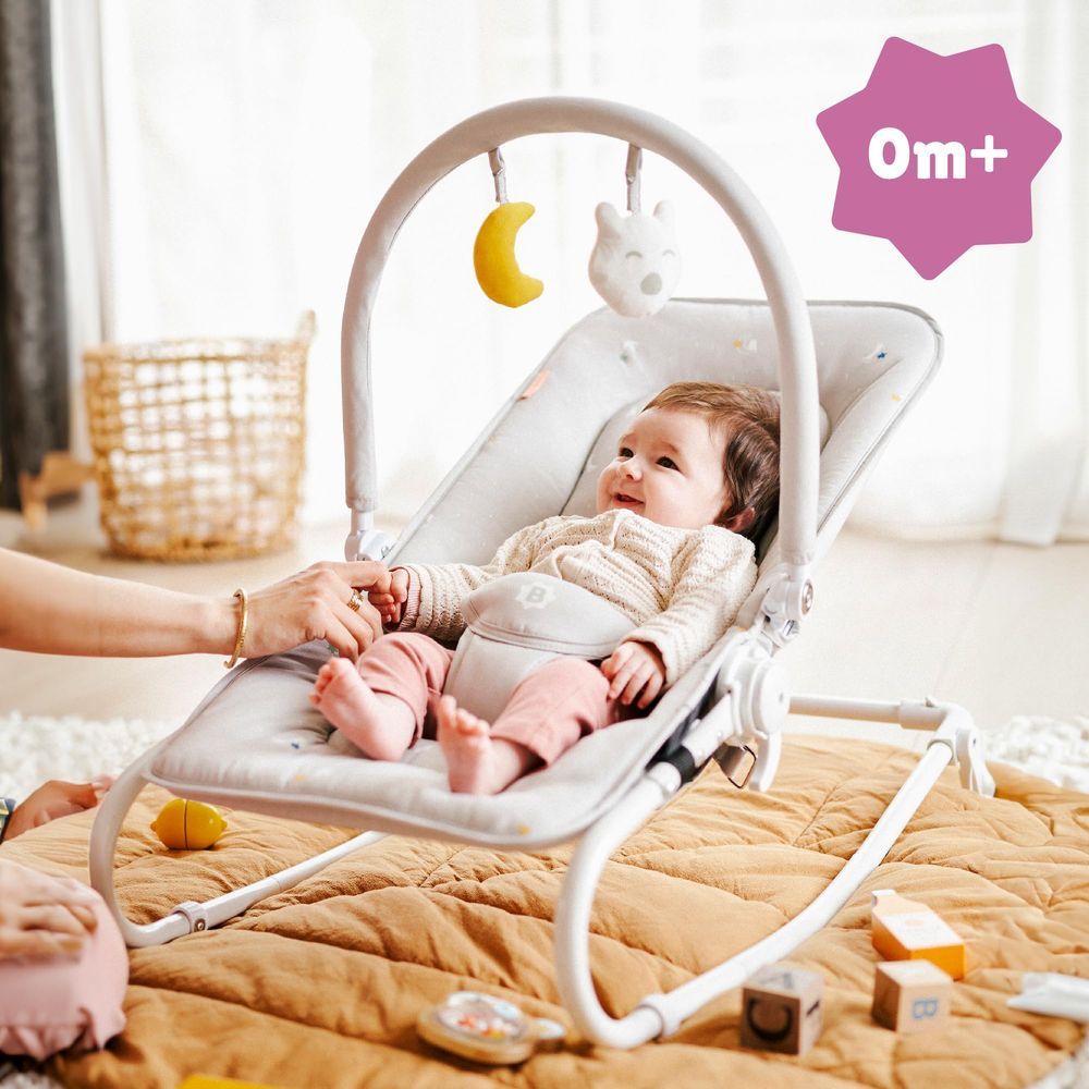 Babymoov - 2-in-1 Foldable Baby Bouncer And Rocker - Lichen