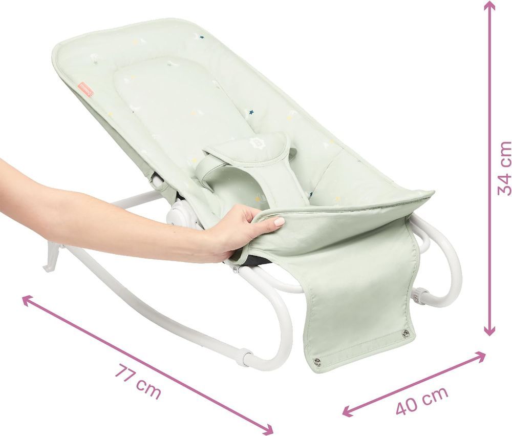 Babymoov - 2-in-1 Foldable Baby Bouncer And Rocker - Lichen