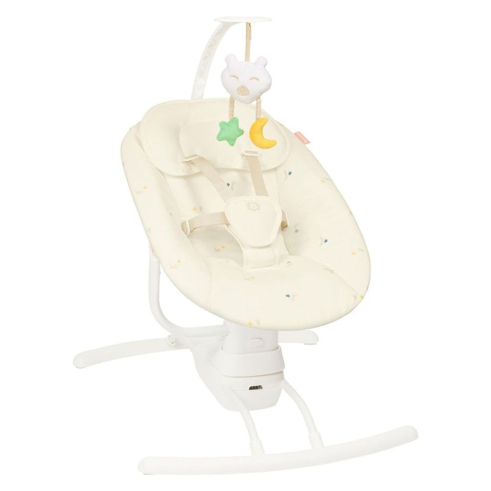 Babymoov - Lateral Nursery Baby Swing With Remote Control - Cream