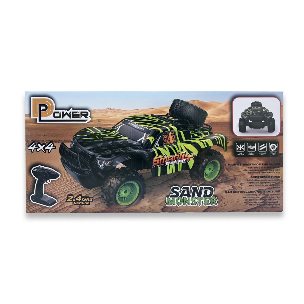 D-Power - Sand Monster Remote Control Crawler Truck - Green