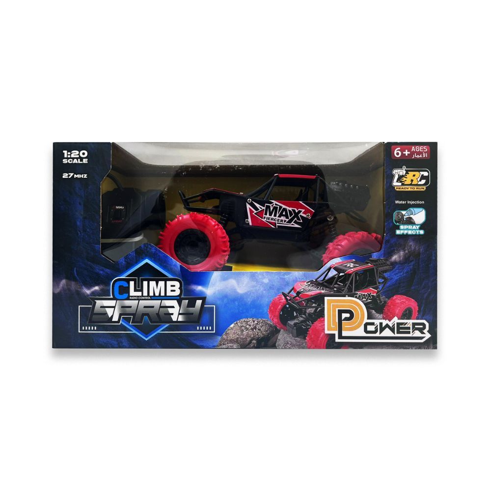 D-Power - Remote Control Die-Cast Spray Crawler - Red