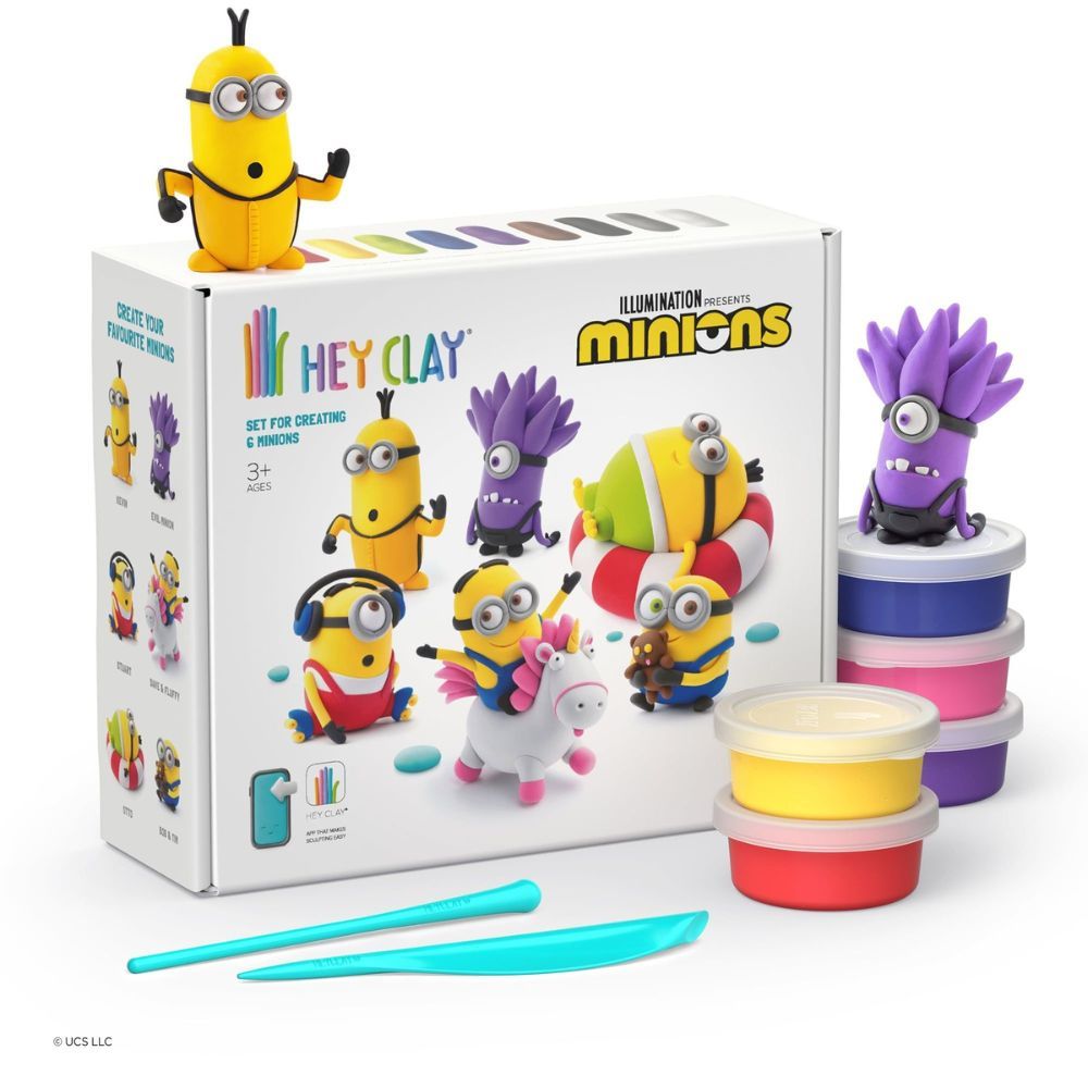 Hey Clay - Minions Modelling Air Dry Clay Playset