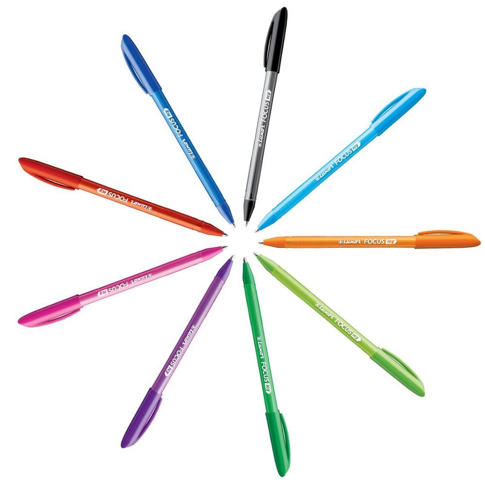 Luxor - Focus Icy Ball Point Pen - 1 mm - 24pcs