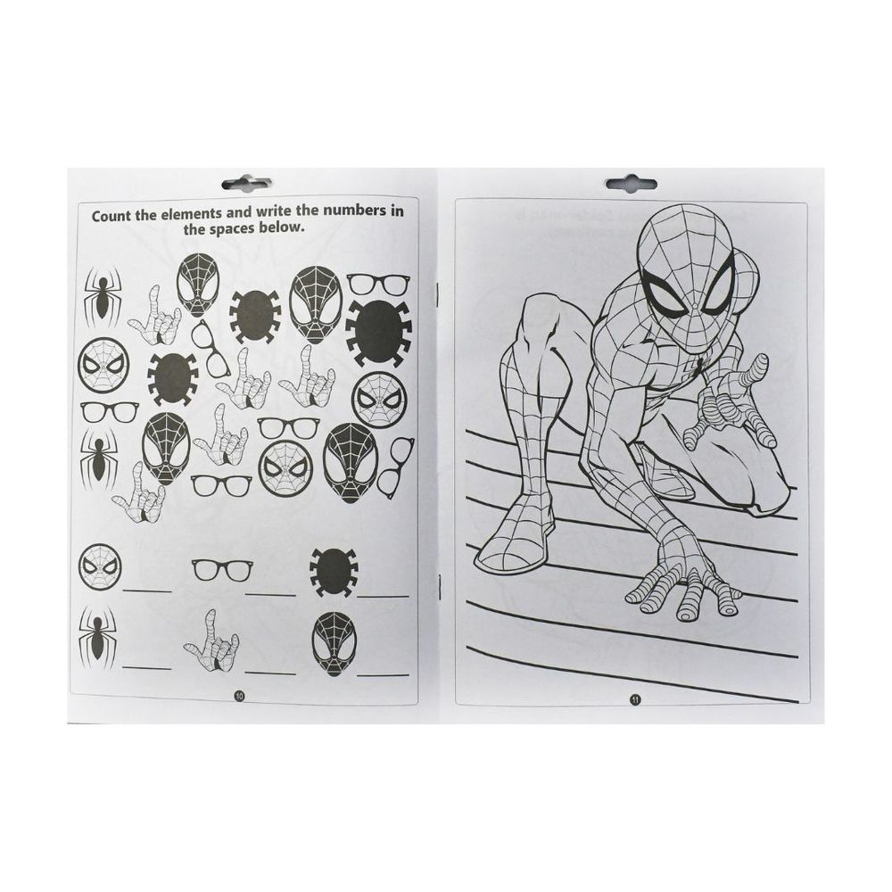 Crayola - Colouring Activity Book And Markers Set - Marvel Spiderman