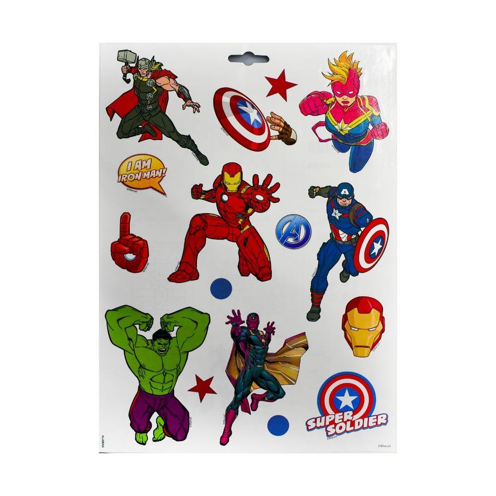 Crayola - Colouring Activity Book And Markers Set - Marvel Avengers Earth's Mightiest Heroes