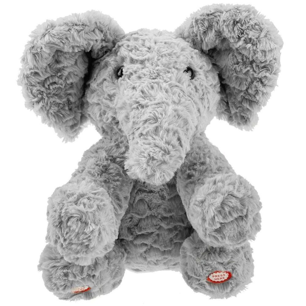 Mini Melody - Peekaboo Soft Plush Toy - Elephant - Gray